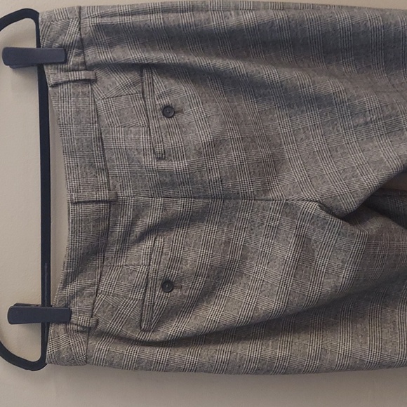 LOFT Julie Trouser In Black and White Plaid 10 - Picture 7 of 13